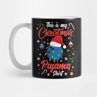 Funny Costume Family Bowling This is my Christmas Pajamas Mug